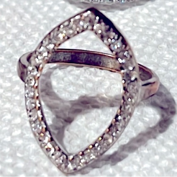 2 Rings cz & silver colored Sz 11 and 10.5 - Picture 6 of 6